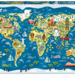 Puzzle Mapa Mundo 200 peças  Educa