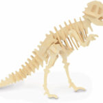 Puzzle 3D Tiranossauro Rex em madeira 29pçs