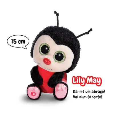 Joaninha Lily May, Peluche de 15cm Nici