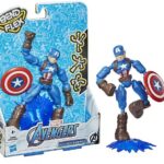 Figura Capitão América  bend and flex 15cm