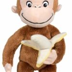 Peluche George o Curioso com banana 25cm