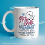 Caneca  Flork Mãe  de Menino