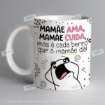 Caneca  Flork Mãe Ama, Mãe Cuida