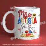 Caneca  Flork Mãe de Autista