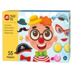 Jogo Magnético Caras Engaçadas 55pçs
