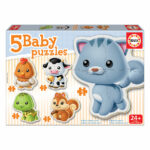 5 Babby Puzzle Animais