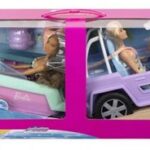 Set Da Barbie Com 2 Bonecas+Jeep+Barco