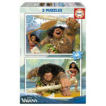 Puzzle Vaiana 2x48pçs