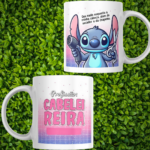 Caneca  Stitch Profissão  Cabelereira