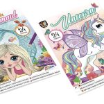 Livro De Colorir Gliter + Stickers 2 Modelos