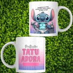 Caneca  Stitch Profissão  TATUADORA