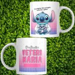 Caneca  Stitch Profissão  VETERINARIA