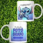 Caneca  Stitch Profissão FOTÓGRAFO