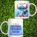 Caneca  Stitch Profissão PERSONAL TRAINER "H"