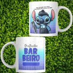 Caneca Stitch Profissão BARBEIRO
