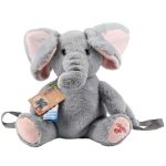 Mochila Peluche Elefanta abana a orelha 35cm