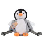Mochila Peluche Pinguim abana a asa 35cm